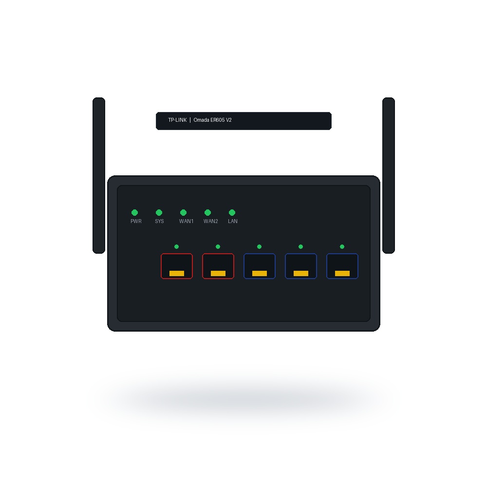 TP-Link Omada ER605 V2 Gigabit Multi-WAN VPN Router for Small Business