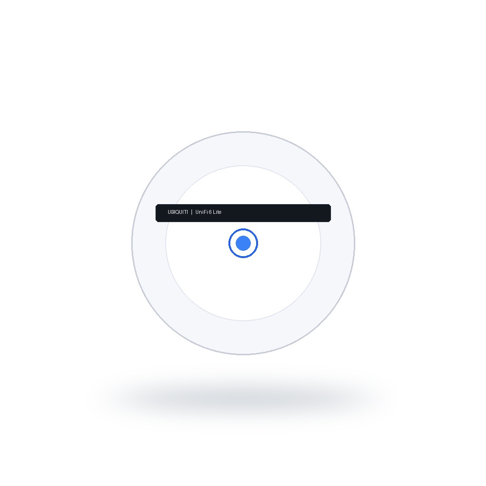 Ubiquiti UniFi 6 Lite Access Point U6-Lite-US Dual-Band Wi-Fi 6 Ceiling Mount